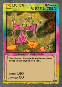 Blaze Wizard (Color Non Holo)