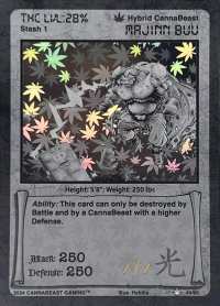 Majinn Buu (Black and White Holo Serialized)