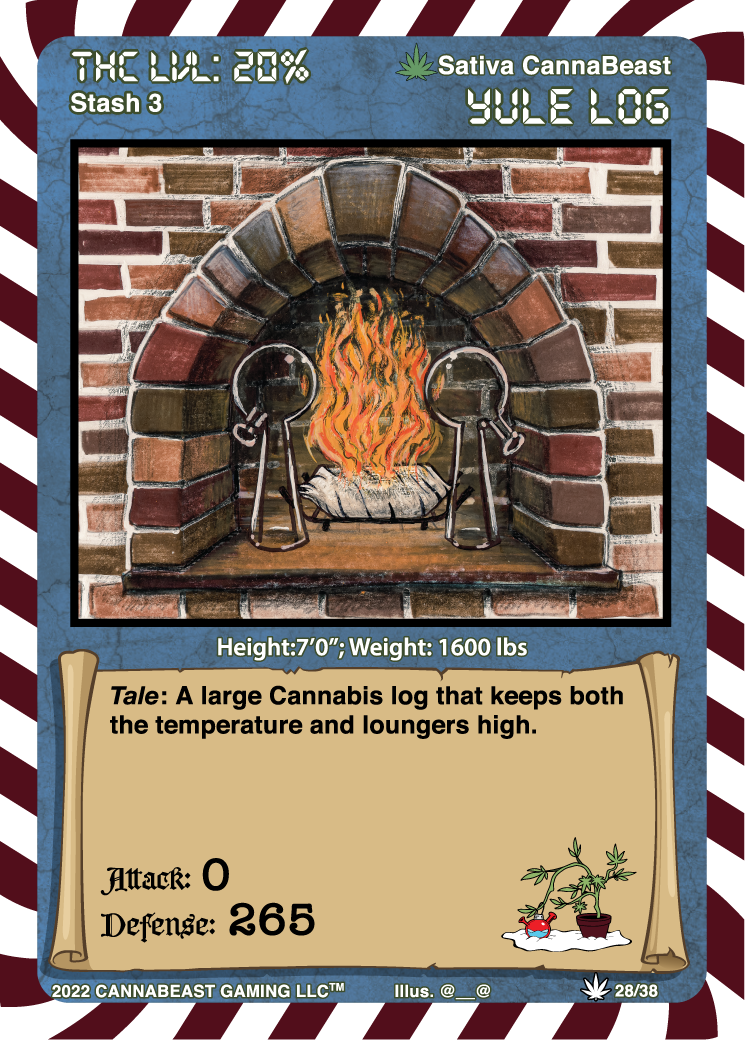 Yule Log (Color Non Holo)