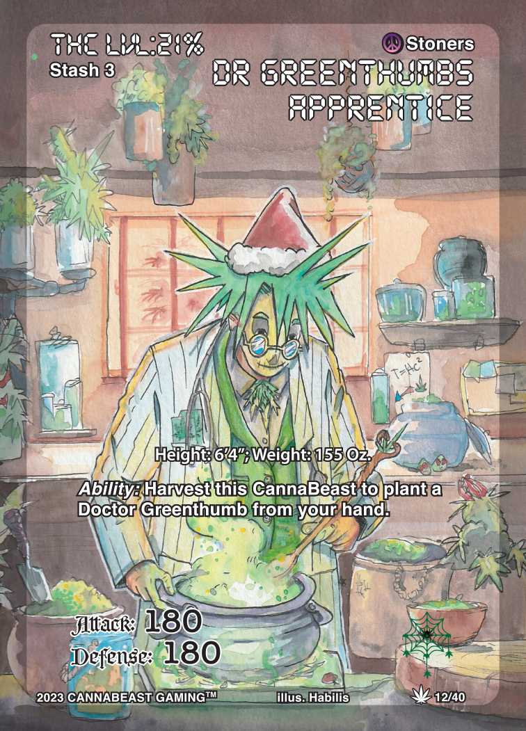 Dr Greenthumbs Apprentice (Full Art Holo Serialized)