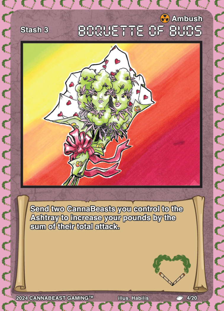 Boquette Of Buds (Color Non Holo)